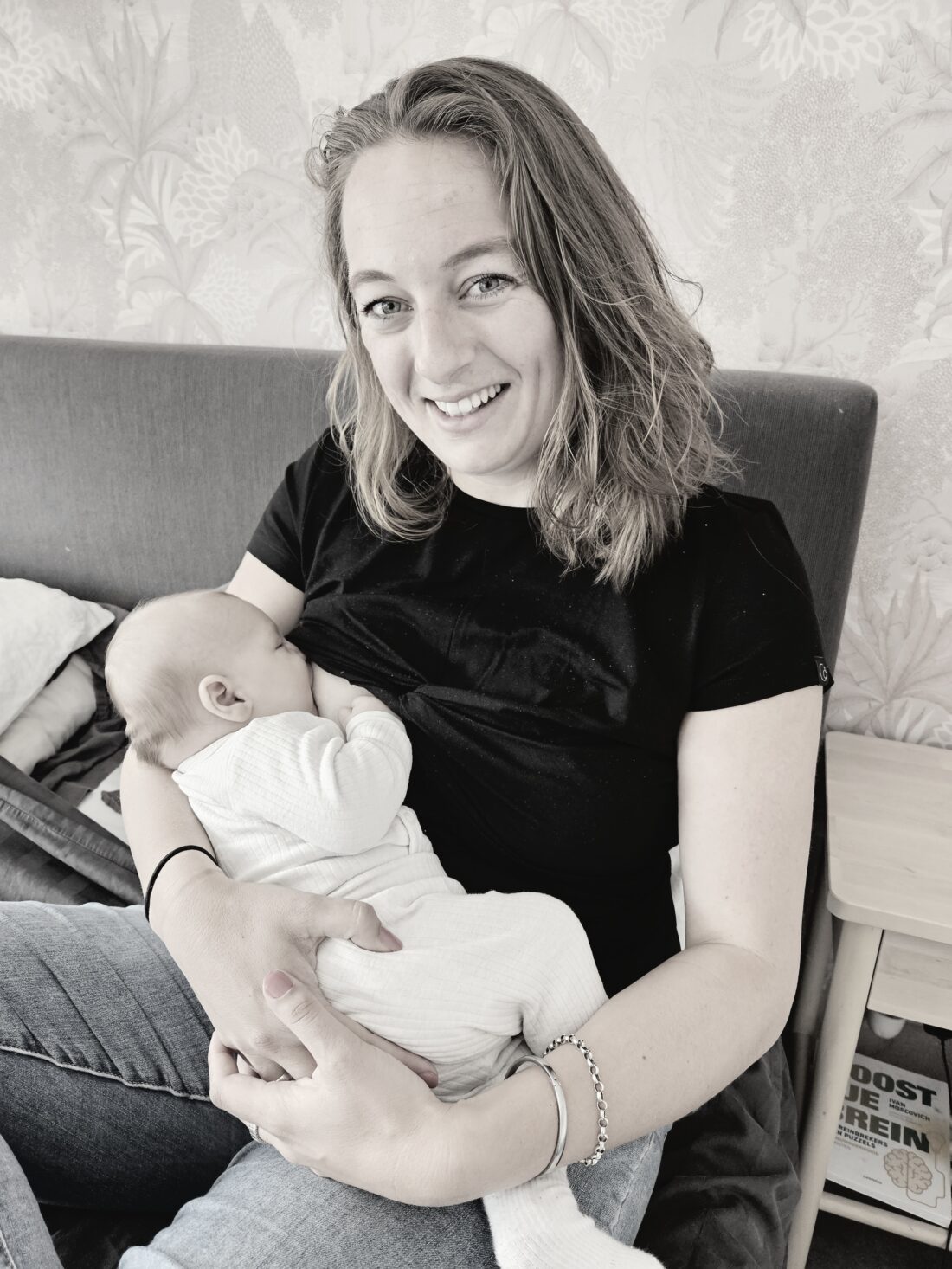 Nursing top Zwart