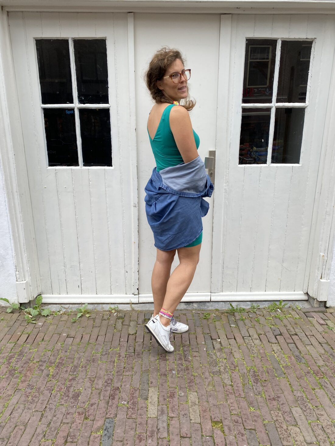2-way dress Fresh green