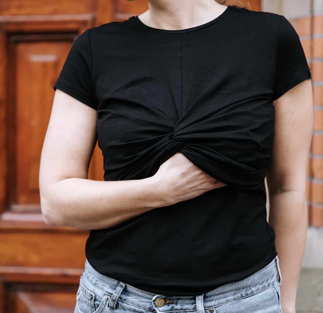 Nursing top Zwart