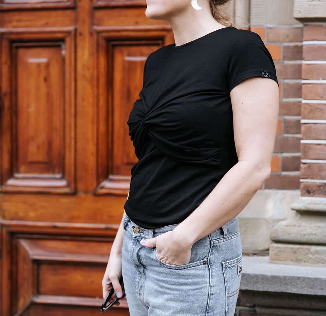 Nursing top Zwart