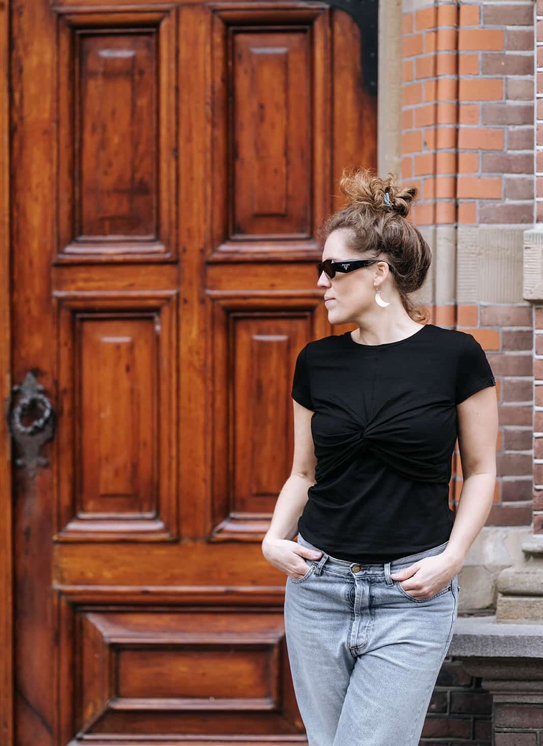 Nursing top Zwart