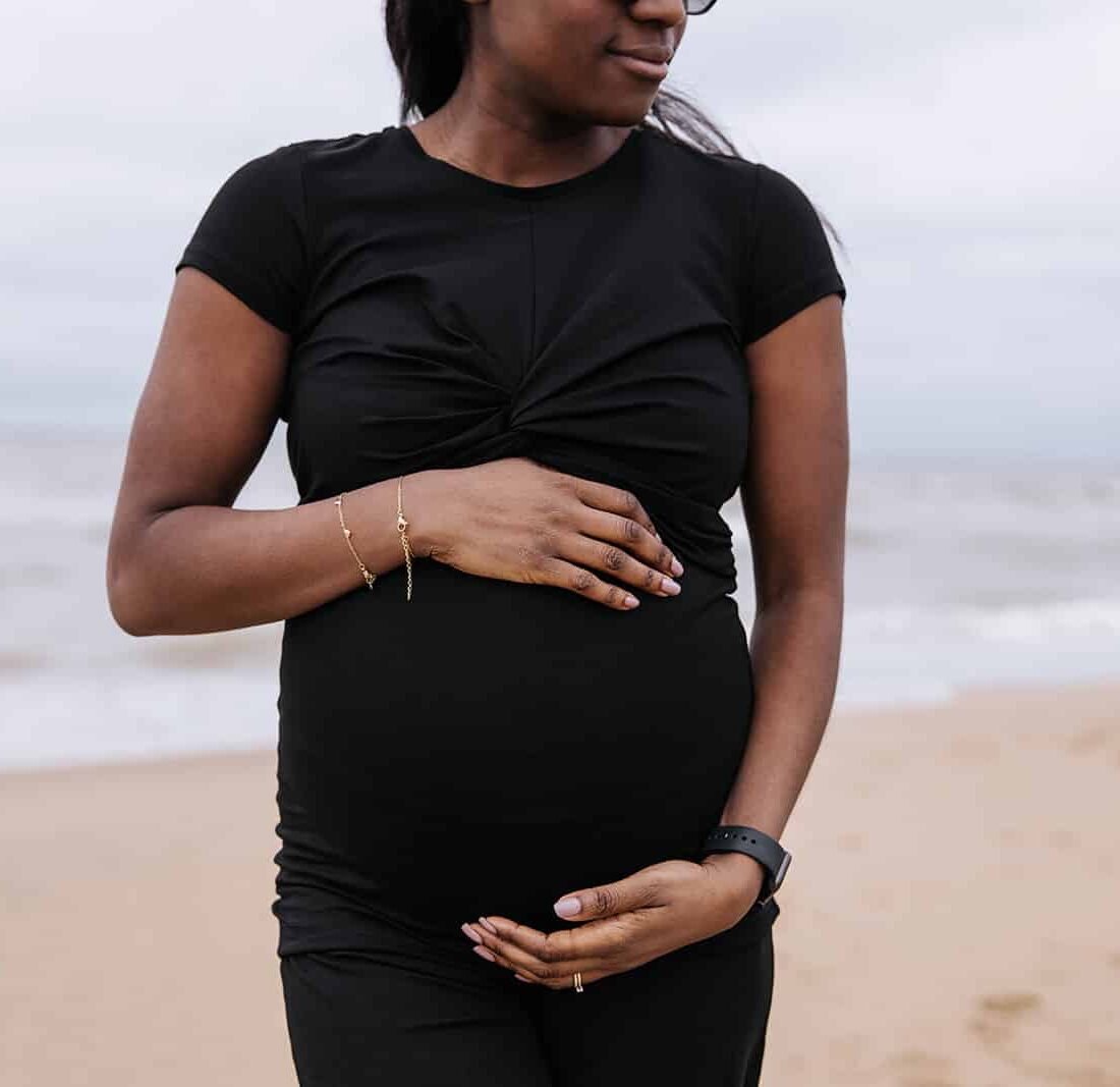 Nursing top Zwart