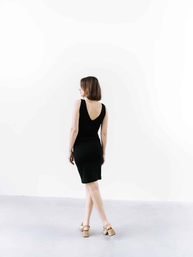 2-way dress Negro