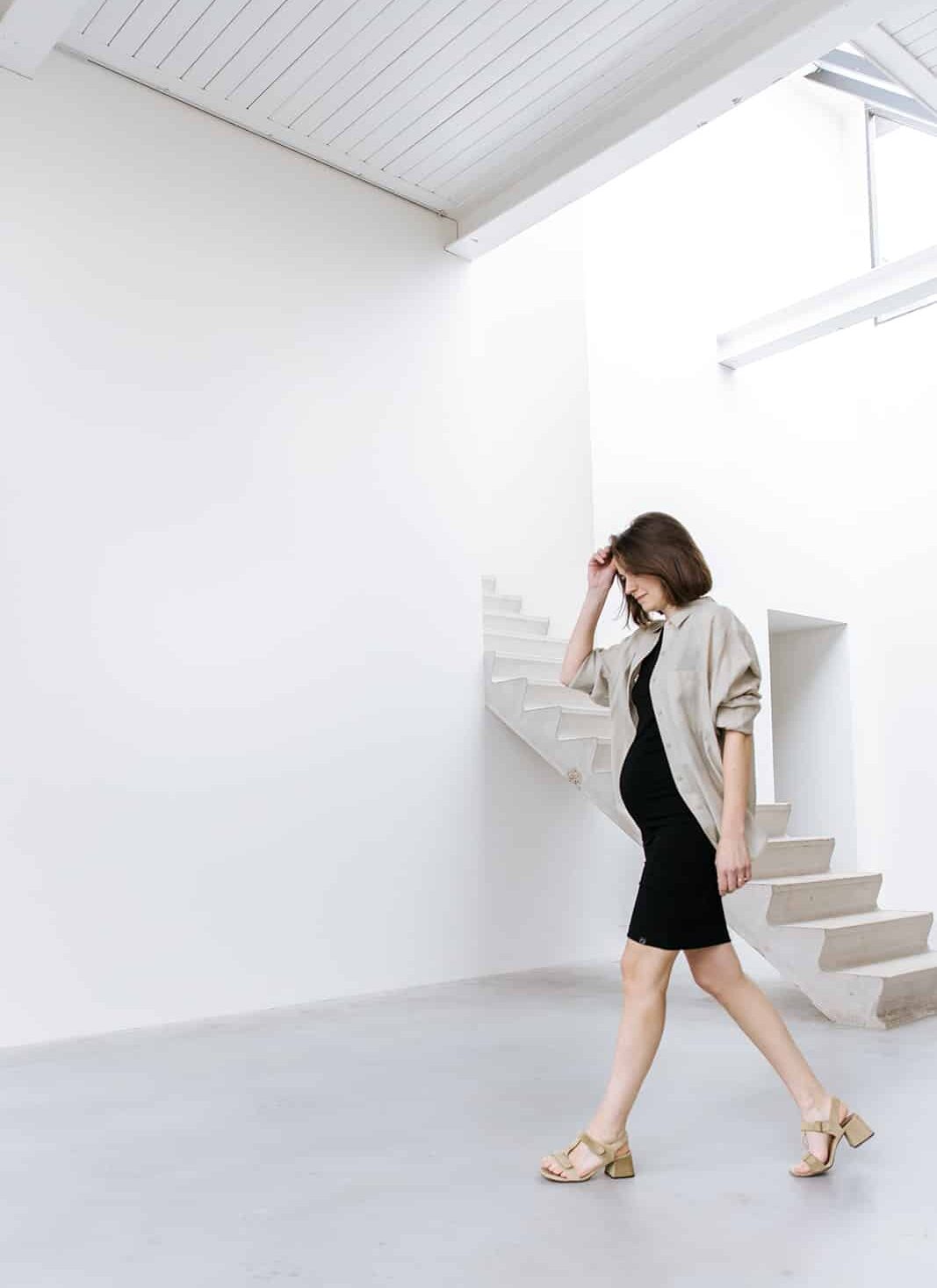 2-way dress Zwart