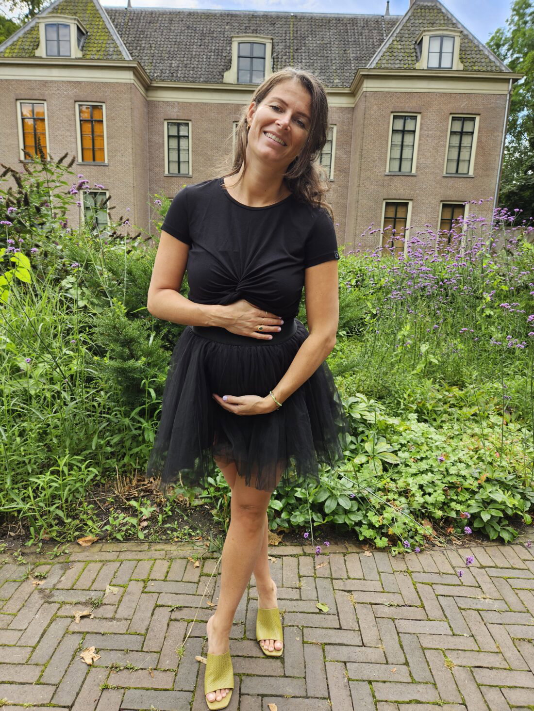 Nursing top Zwart