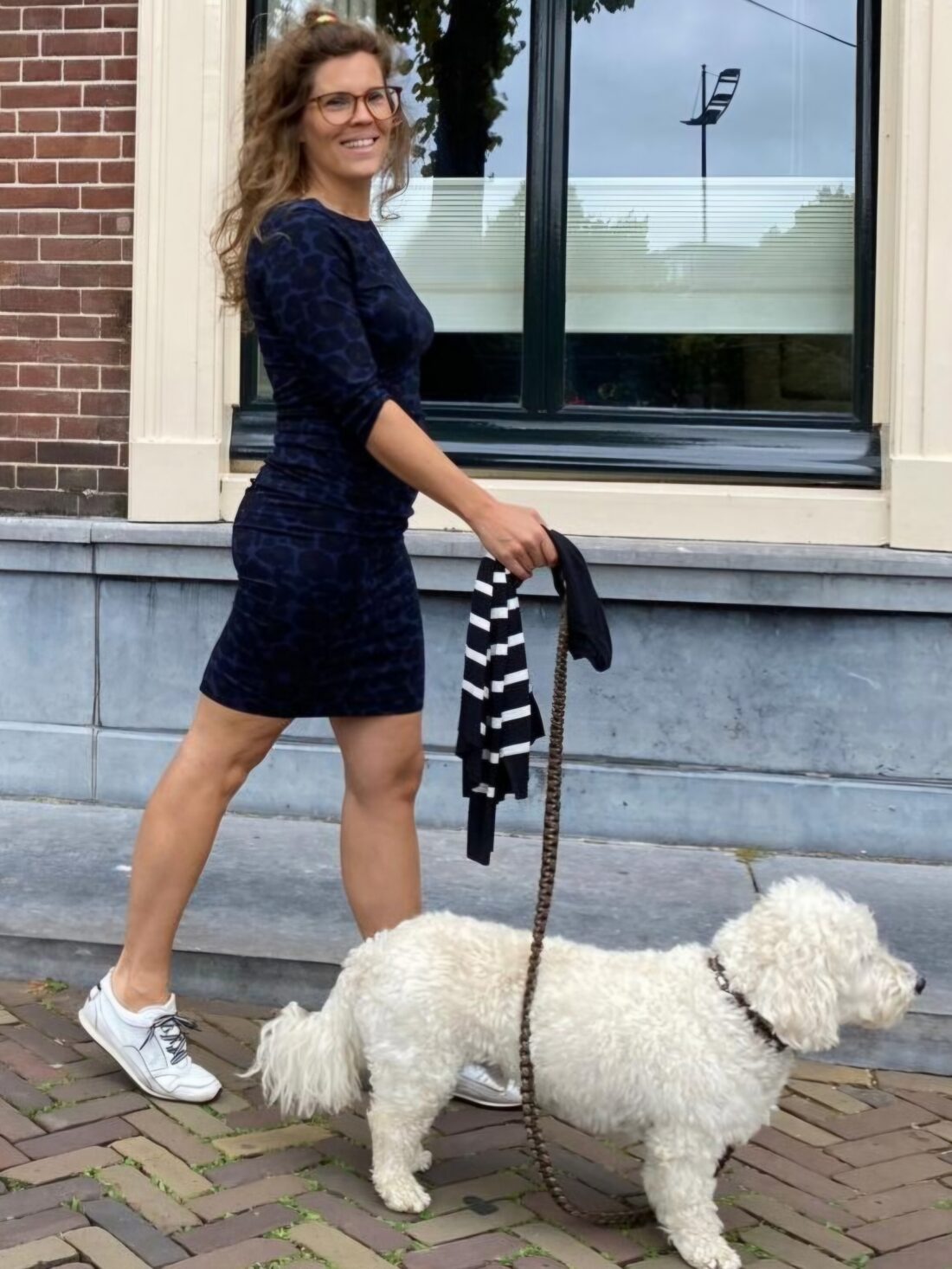Swan dress Leopard print