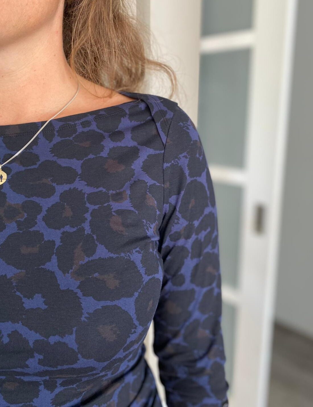 Swan dress Leopard print