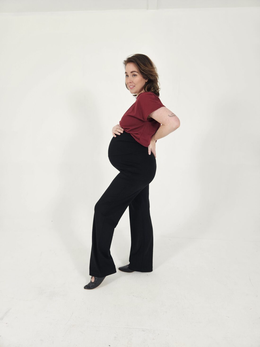 TALL Wide pants Black