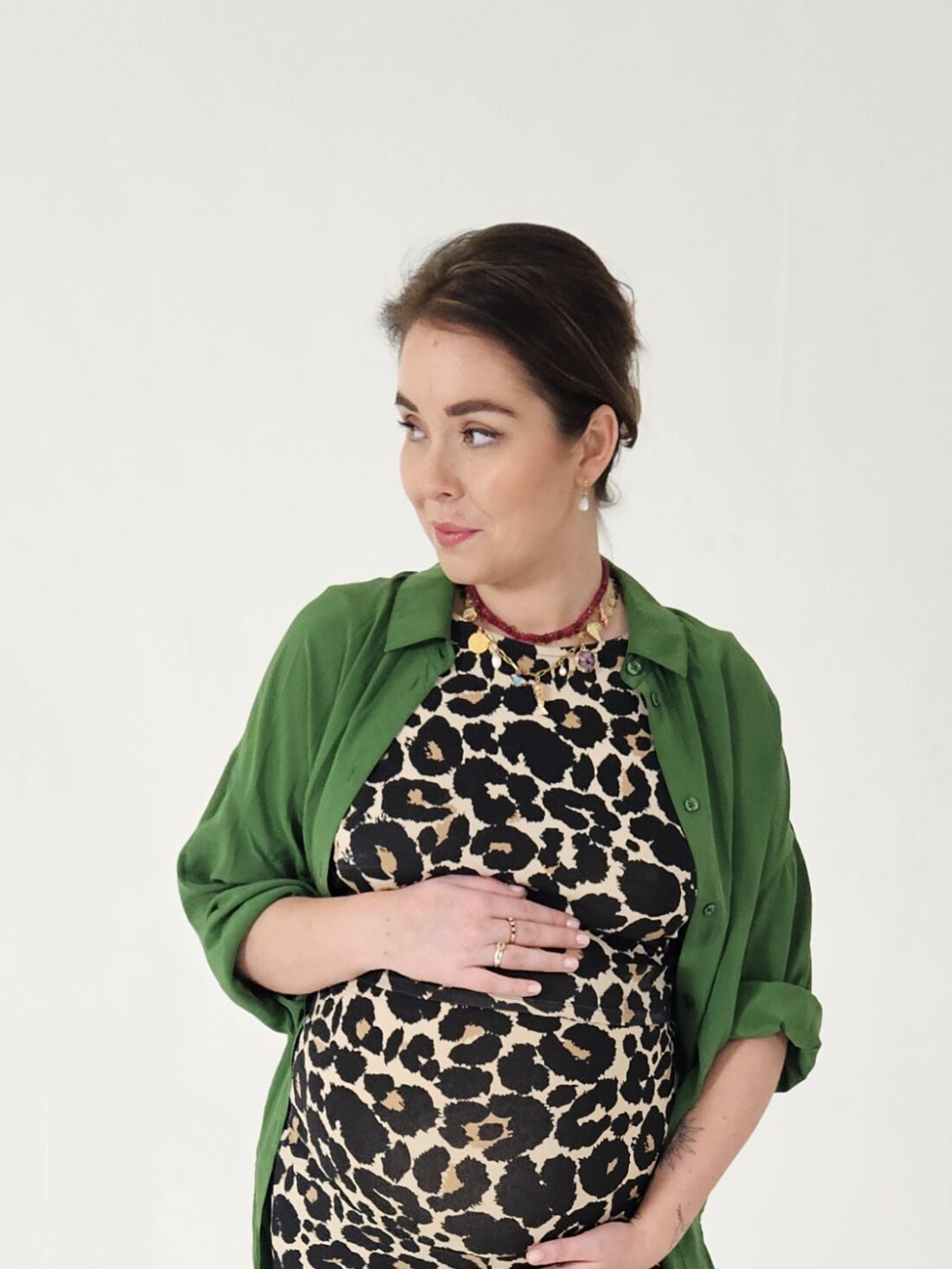 Top de espalda abierta leopard