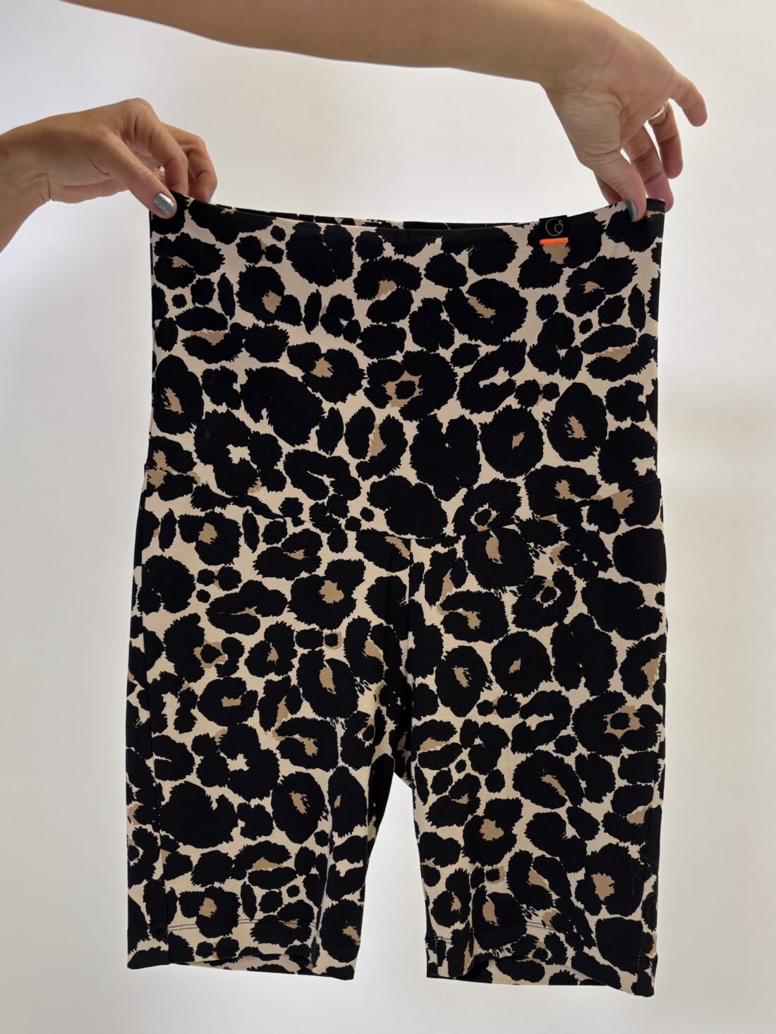 Korte broek Leopard beige