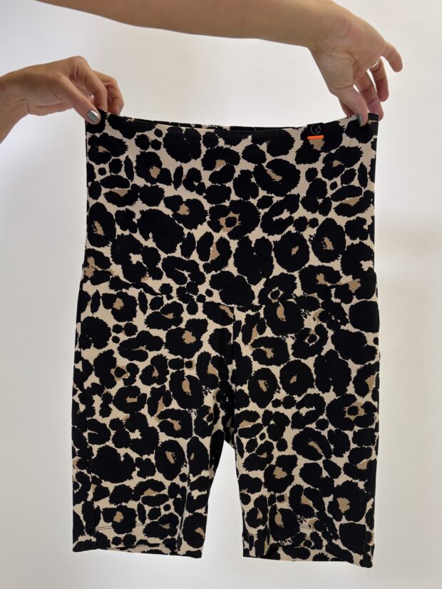 Korte broek Leopard beige