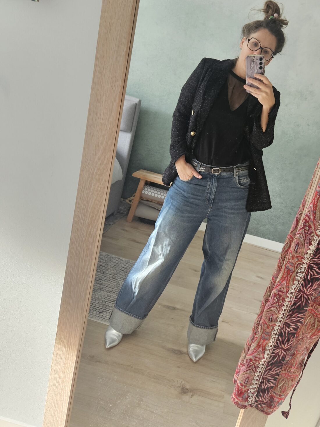 Shirt driekwart mouw Mesh