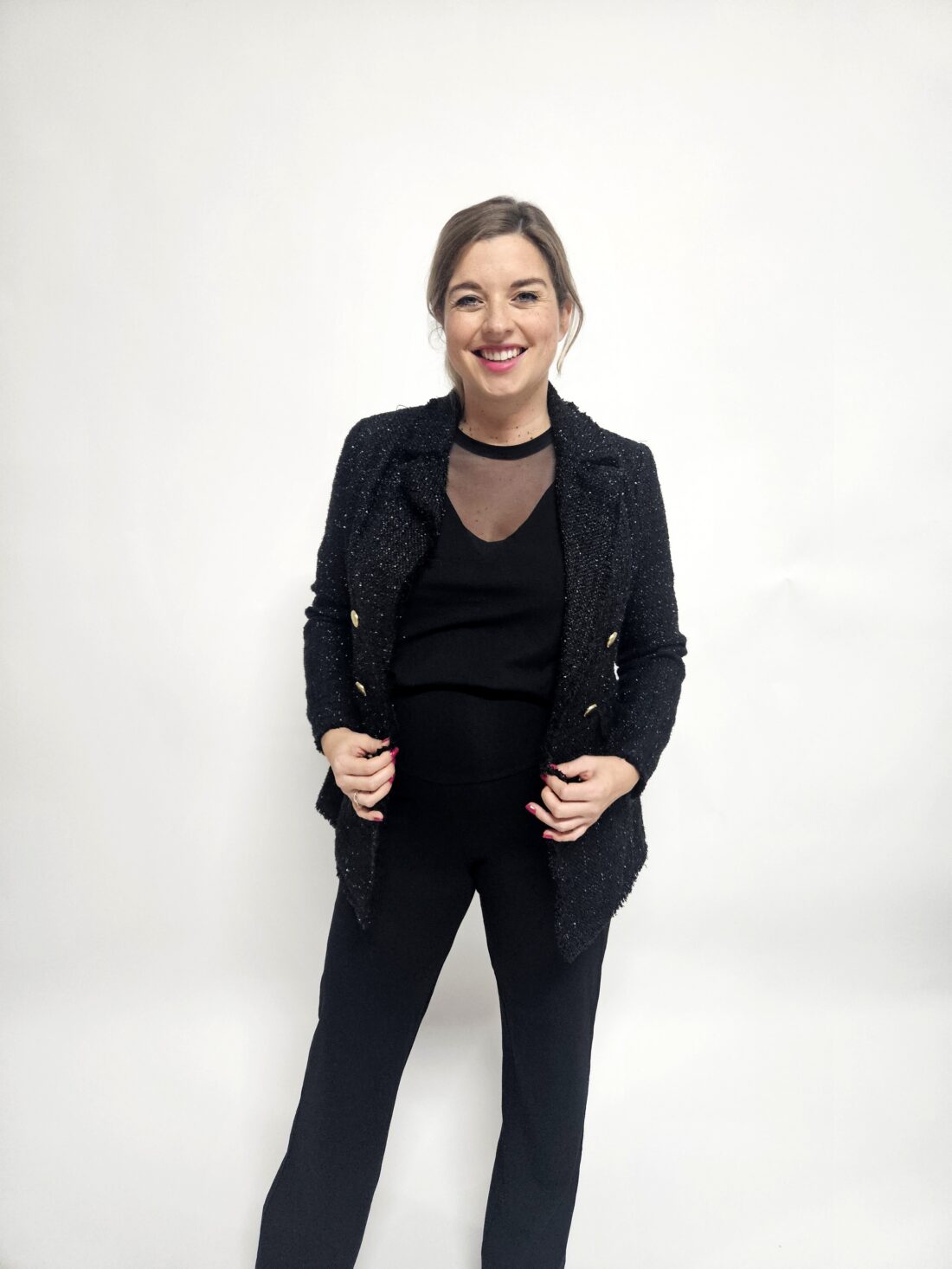 Shirt driekwart mouw Mesh