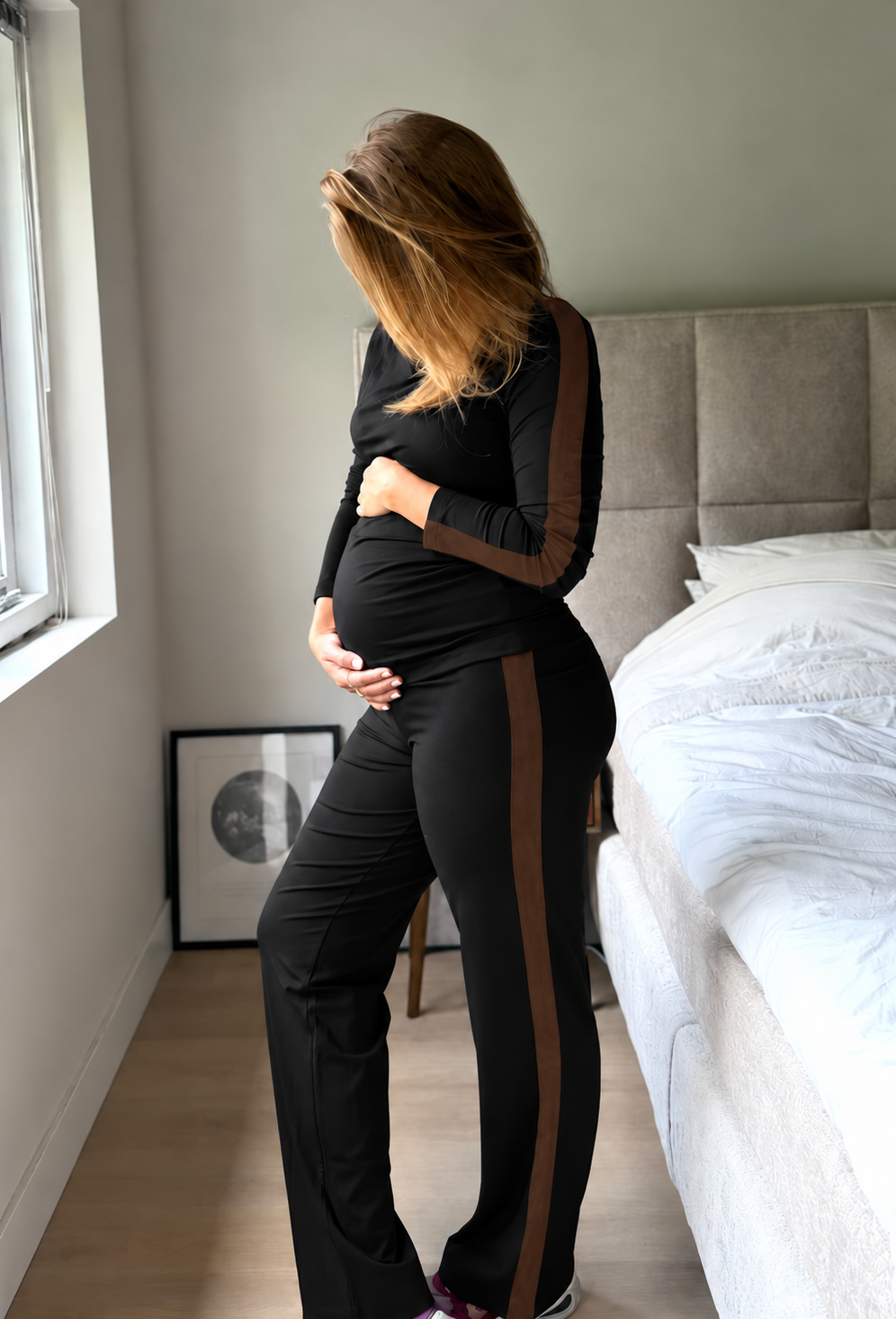 Turtle neck top Black